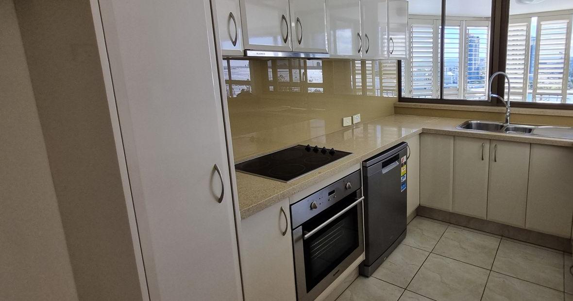 Kitchen ready for the final inspection